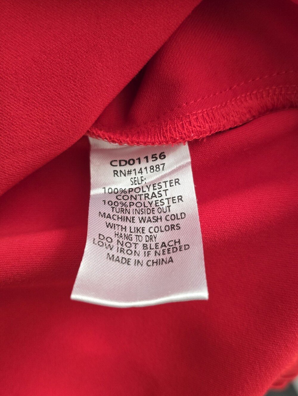 TCEC Red Pleated Ruffle Mini Dress, Size M - Picture 6 of 6